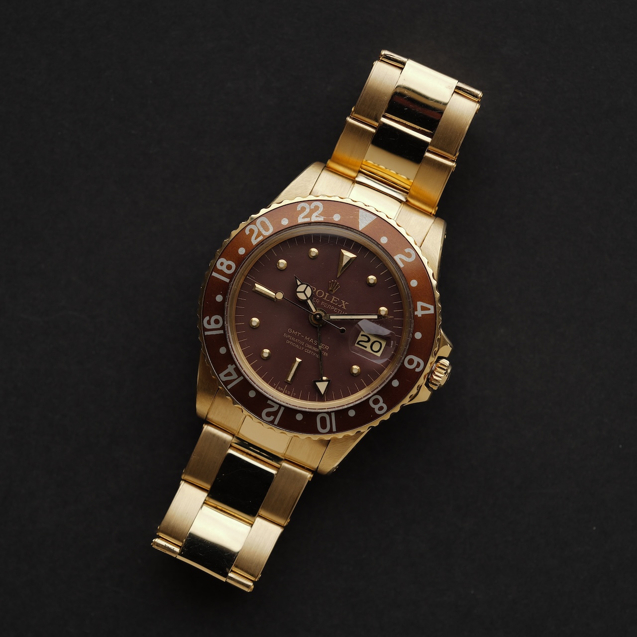 ロレックス/GMTマスター1675/8/茶つぼ/ブレス付/ROLEX GMT